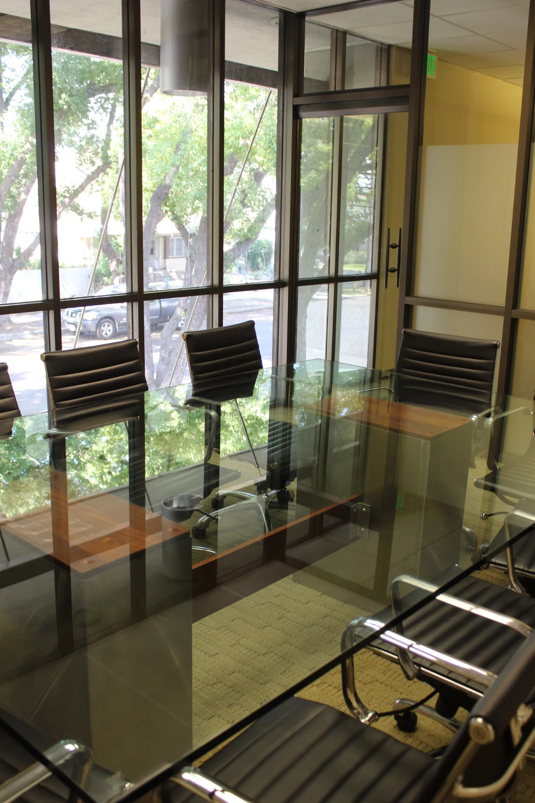 Window-side meeting space at Gateway Executive Suites; ask about the room for your gathering